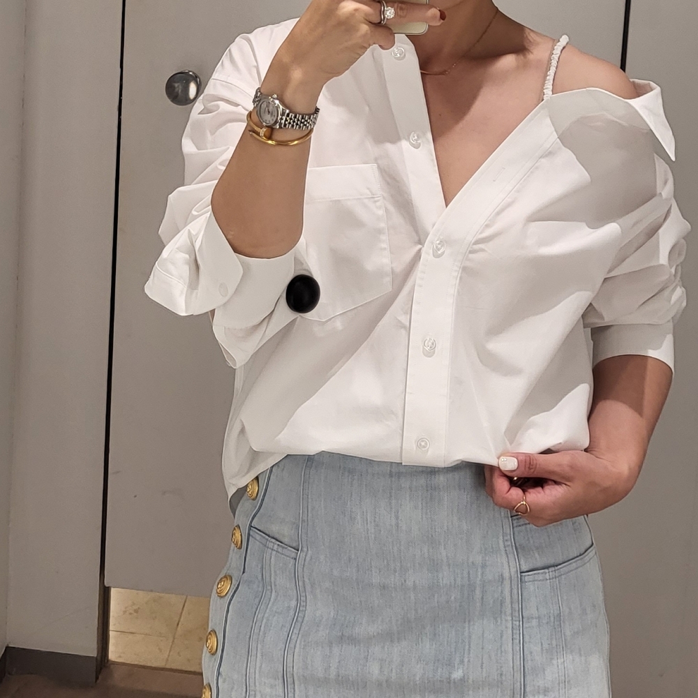 Alexander Wang white shirt